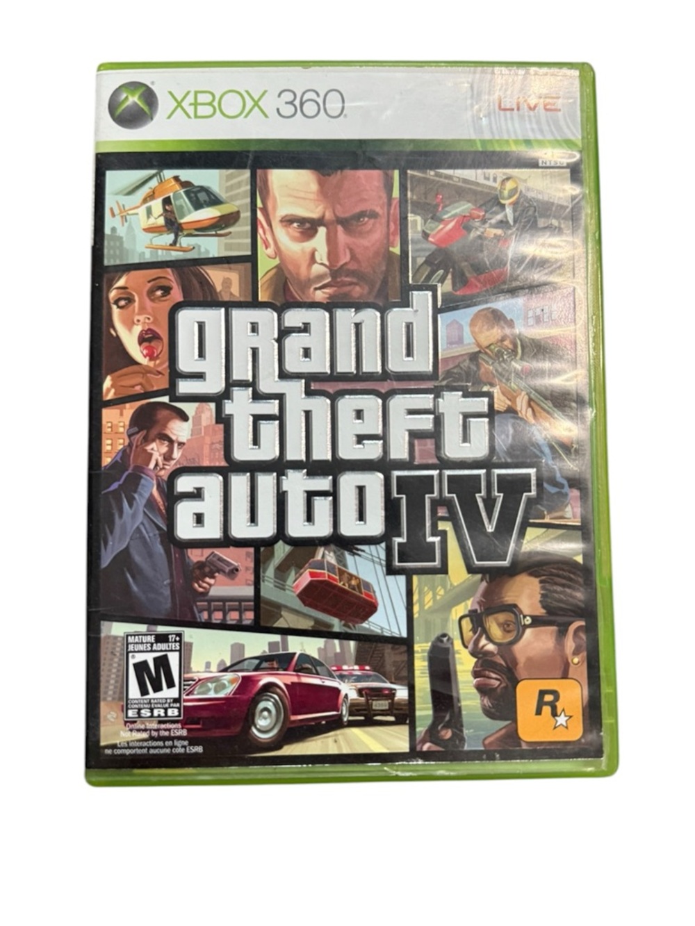 Grand Theft Auto 4 IV XBOX 360 Complete CIB with manual + Map Tested Works Great